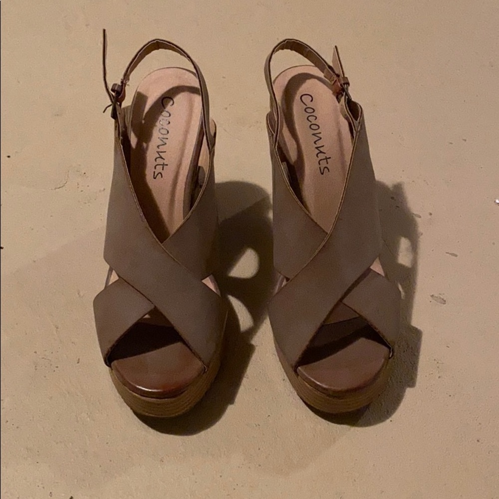 Platform Sandals Worn Once